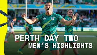 Ireland win a CLASSIC against France  Perth HSBC SVNS Day Two Mens Highlights [upl. by Darsie]