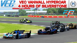 rFactor 2 Online Virtual Endurance Championship  4 hours of Silverstone in Vanwall LMH [upl. by Ck131]