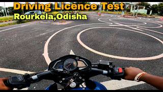 Odisha RTO Two Wheeler Driving Test  DL driving test odisha Driving licence test DL test Rourkela [upl. by Aksoyn]