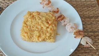 Compact Cook Pro 😉 Risotto safran crevettes 🦐 [upl. by Egide]