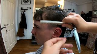 Mullet Haircut And A Neck Shave ASMR No Talking No Clippers No Hairdrier [upl. by Afatsum801]