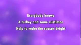 The Christmas Song karaoke  lyrics [upl. by Ahsiuqat838]