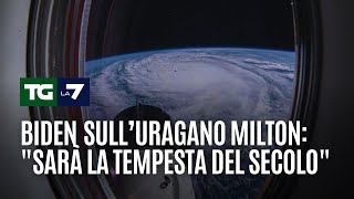 L’uragano Milton preoccupa sempre di più anche in vista elezioni [upl. by Gillan]