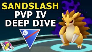 SANDSLASH PVP IV DEEP DIVE  GREAT LEAGUE  Pokémon GO [upl. by Lashondra]