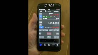 SDRMobile APP for IC705 IC7610 IC9700 und IC7300 on iPhone [upl. by Tdnerb980]