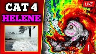 Major Hurricane Helene As It Made Landfall In Florida With CATASTROPHIC Impacts  92624 [upl. by Oralee]