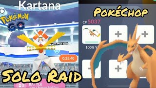 How to SOLO Kartana Raid  Pokémon Go  Ultra Beast [upl. by Eelannej]