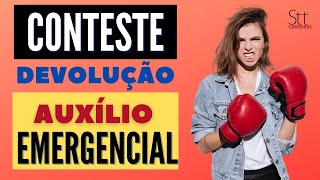 ✅ Como RECORRER a devolução do AUXILIO EMERGENCIAL Entenda o que fazer [upl. by Kingsley]