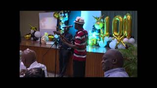 Celebrating Monteith Saunders 100th birthday [upl. by Charlot]