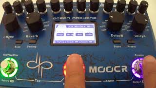 MOOER OCEAN MACHINE PEDAL REVIEW português parte 1 [upl. by Onaicram309]