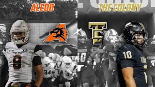 Aledo vs The Colony  Texas High School Football txhsfb [upl. by Adnam]