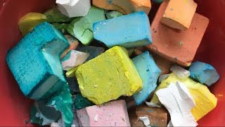 Dyed Colorful Block amp Reforms Gym Chalk Compilation  Oddly Satisfying  powdercrumblesasmr3604 [upl. by Ahseyd617]