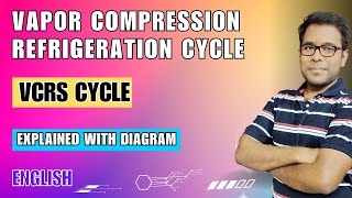 Vapor compression refrigeration cycle explained  VCR cycle refrigeration vcrs vcrscycle phchart [upl. by Aplihs]