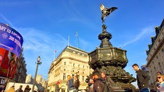 LONDON WALK  Knightsbridge to Holborn via Piccadilly Circus and Shaftesbury Avenue  England [upl. by Mungo]