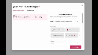 Setting up Quick Print Folders [upl. by Martino]