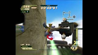 Sonic Riders Sky Road 34quot32 Lap [upl. by Eniala818]