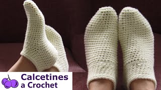 🧦Cómo tejer CALCETINES a CROCHET Un TUTORIAL paso a paso para principiantes  Todas las tallas [upl. by Ron705]