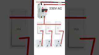 16A switch and 16A socket conection aman electrical conection [upl. by Cherri]