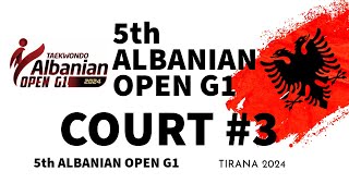 5th Albanian Open G1  Tirana 2024  Court 3 [upl. by Enaud760]