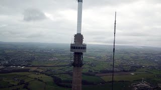 Emley moor tower transmitting station for tv and radio [upl. by Aubert5]