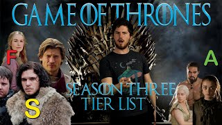 Game of Thrones Season 3 Character Tier List [upl. by Laurella633]