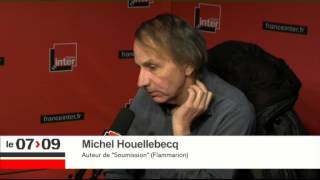 Michel Houellebecq  quotMon livre est une satirequot [upl. by Yelrahs]