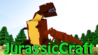 Minecraft Dinosaurs  Jurassic Craft Modded Survival Ep 13 quotDINOSAURS MODquot [upl. by Asusej]