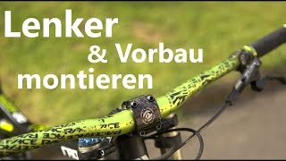 Montieren von Vorbau und Lenker Doppelbrückengabel [upl. by Pompei]