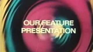 Drivein Our Feature Presentation Color swirl  DriveIn Movie Ads [upl. by Figone]