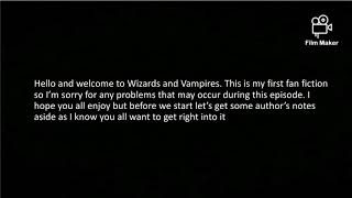 Harry Potter Wizards and Vampires Episode 1 [upl. by Rollo]