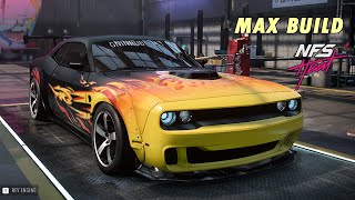 Need For Speed Heat  DODGE CHARGER SRT Maxed Customizations And Free Roam [upl. by Tager597]