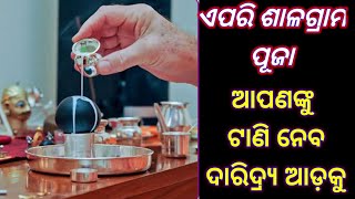 ଶାଳଗ୍ରାମ ପୂଜା ଵିଧି  Shaligram puja shaligramasalagramsaligramashaligramshila shaligramstone [upl. by Westfahl]