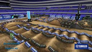 Yamaha Animated Track Map  Arlington 2024 [upl. by Liartnod]