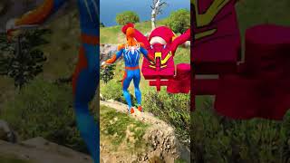 SPIDERMAN NE IRONMAN OR CHINTU KO BCHA LIYA shorts gta5 shortsfeed [upl. by Gratiana]