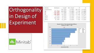 DOE Part 1  Orthogonality in Design of Experiment [upl. by Raynell]