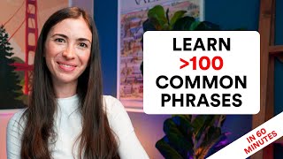 1 hour of common phrases in English with examples [upl. by Cann]