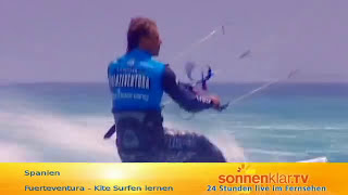 Tipp KiteSurfen lernen auf Fuerteventura  Kanaren Spanien [upl. by Seltzer]