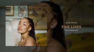 Jorja Smith  Fine Lines Instrumental [upl. by Tarra222]