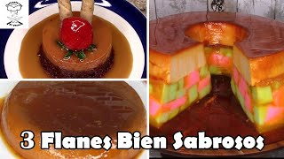 Tres Recetas de Flanes bien Sabrosos [upl. by Noleta]