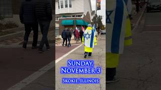 Skokie quotBring Them Homequot rally on November 3rd 2024 RunForTheirLives Israel GazaWar [upl. by Pentha]