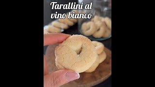 Tarallini dolci al vino bianco facilissimi [upl. by Ariet]