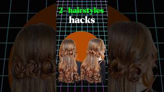 Fashion dressinghacks hairstyle hairtutorial hacks women hair trendingshorts youtube [upl. by Mahtal]