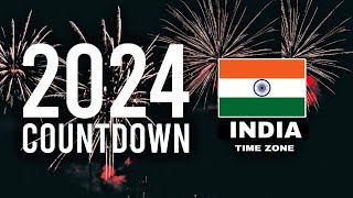 India 2024 New year Countdown Live IST Time Zone  Ind  2024 Countdown live [upl. by Acsicnarf]