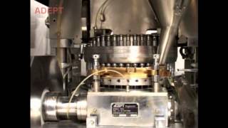 Adept Tablet Press Demo  Double Rotary [upl. by Alekat]