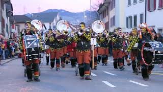 Gugge Sprengkommando Bütschwil am Umzug  Fasnacht Schmerikon 2020 [upl. by Carlile813]