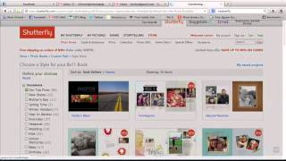 Creating a Memory Book in Shutterfly Tutorial 1 [upl. by Skutchan]