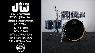 DW Performance Shell Pack  Chrome Shadow finish [upl. by Elena]