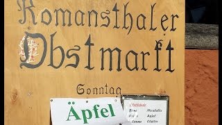 Der Franke  Der Obstmarkt in Romansthal am Staffelberg [upl. by Leavitt]