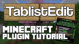 TablistEdit Plugin Tutorial Minecraft 112 [upl. by Aicil254]