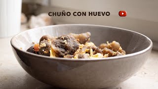 Cómo preparar chuño con huevo 🇧🇴 Chuno Potato  Receta boliviana 58 [upl. by Enirroc778]